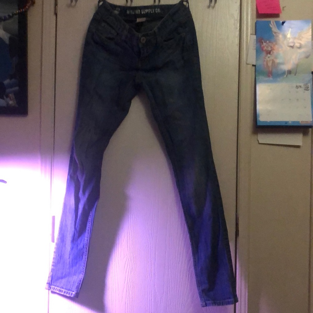 Simple blue skinny jeans!